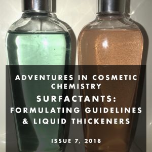 Surfactants part three - Formulating Guidelines and Liquid Thickeners