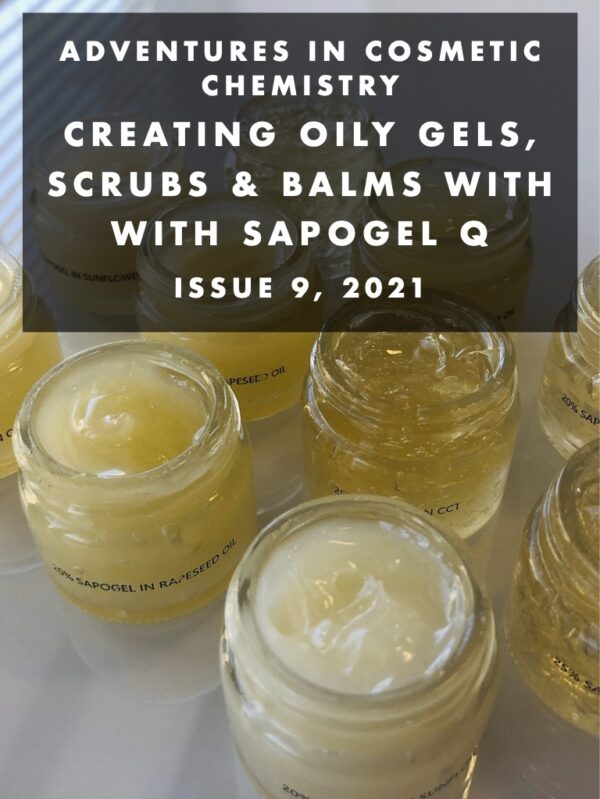 Creating oily gels, scrubs & balms with with Sapogel Q