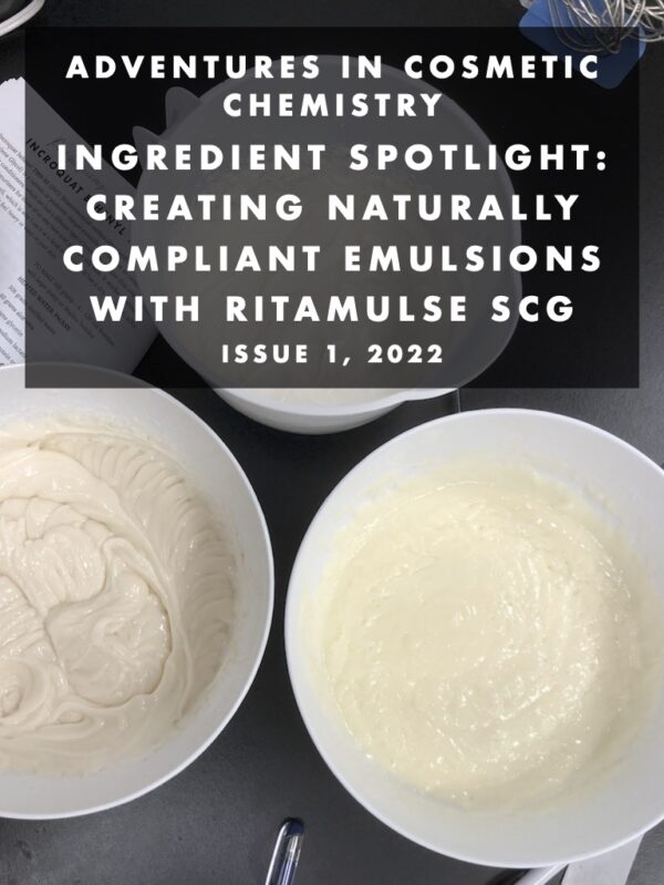 Ingredient spotlight: Creating naturally compliant emulsions with Ritamulse SCG