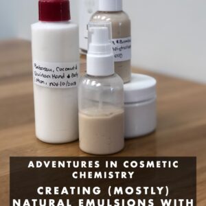 Creating (mostly) natural emulsions with Olivem 1000