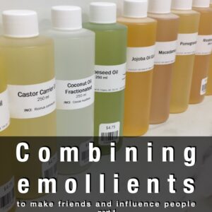 Combining emollients to make friends and influence people - part 1