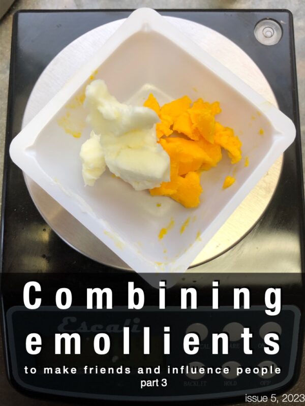 Combining emollients to make friends and influence people – part 3