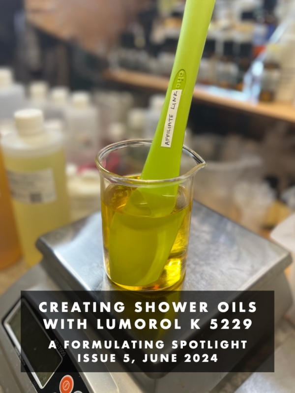 Creating shower oils with LUMOROL K 5229