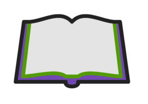 an icon of an open book